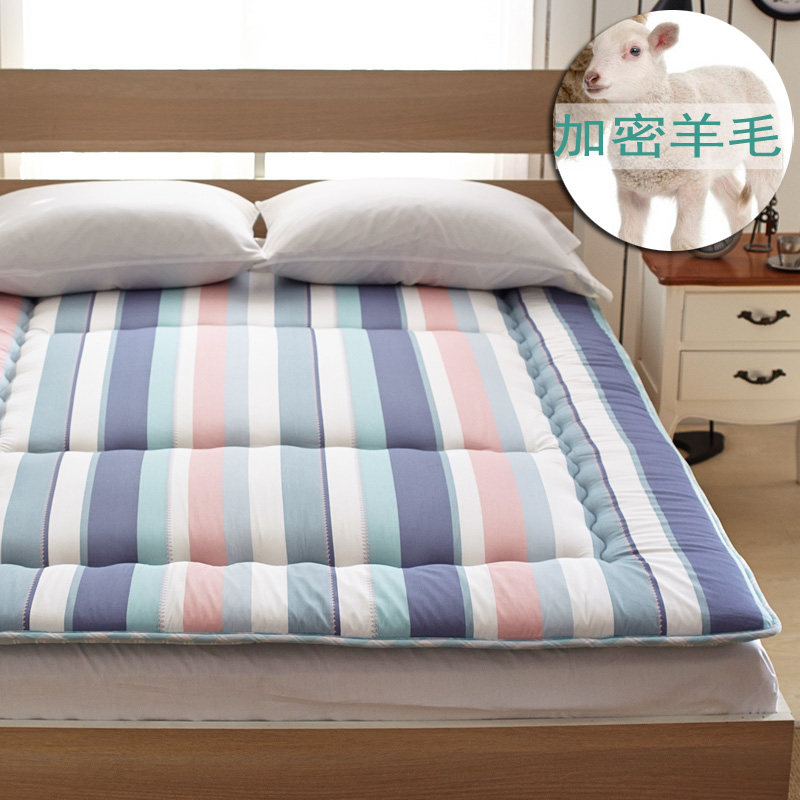 罗兰家纺羊毛床垫褥子全棉厚垫被大学生宿舍床垫0.9单双人床1.8米在类目 床上用品, 床垫/床褥/床护垫/榻榻米床垫中 - 来自Buy2taobao.com提供专业的淘宝代购服务