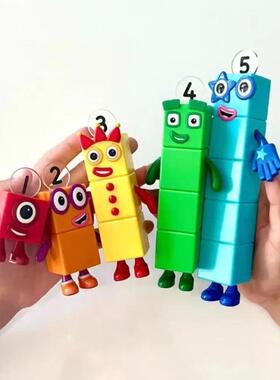 5pcs Number Block Building Block Model Number Blocks Handma