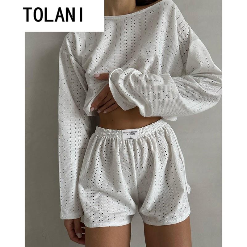 2023 Women's Set Loose Pullover Top Shorts