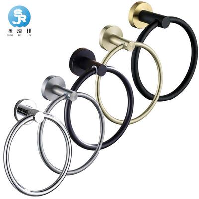 Stainless steel brushed gold scarf ring 不锈钢拉丝金毛巾环