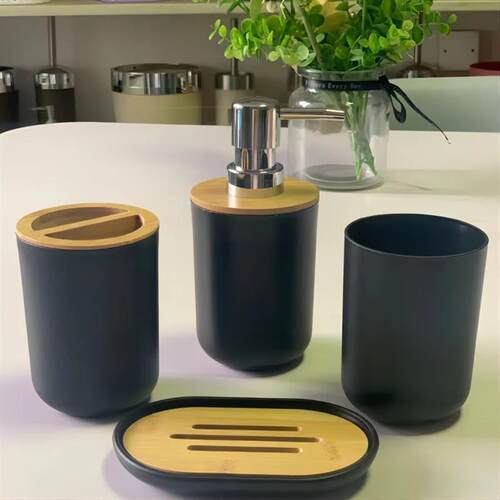 4pcs Bathroom Accessories Set,Include Toothbrush Holder and