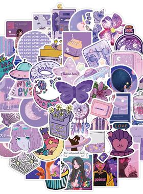 50PCS Cute Cartoon INS Style Girl Graffiti Stickers Laptop P