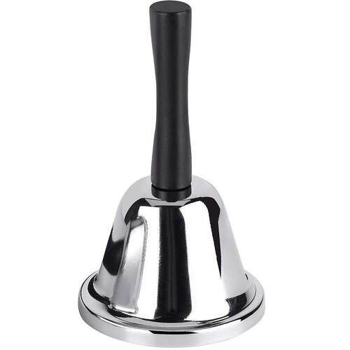 classroom bell  Silver Steel  Loud Hand Dinner Bells Ringing