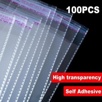 100pcs Self Sealing Cellophane Bags Cookie Bags Packaging