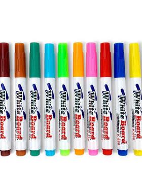 12 Colors Whiteboard Markers Erasable Colorful Marker Pens L