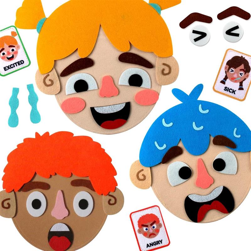 Social Emotional Learning classroom instructional toys felt