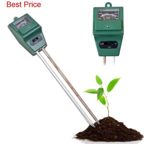 PH Meter 3 in1 Flowers Plant Soil Water Moisture Light Test
