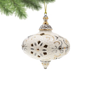 Serxia Lenox圣诞节圣诞树装饰陶瓷灯笼挂饰挂件新年装饰礼品礼物