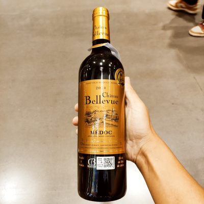 法国新品 CH. BELLEVUE秀景庄园干红葡萄酒750ml开市客Costco包邮