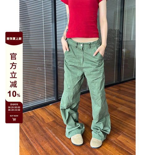 中高腰cleanfit长裤工装裤