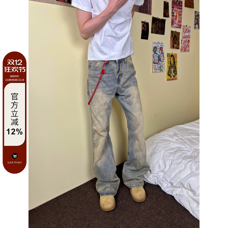 F383拉链长裤四季通用侧边链条