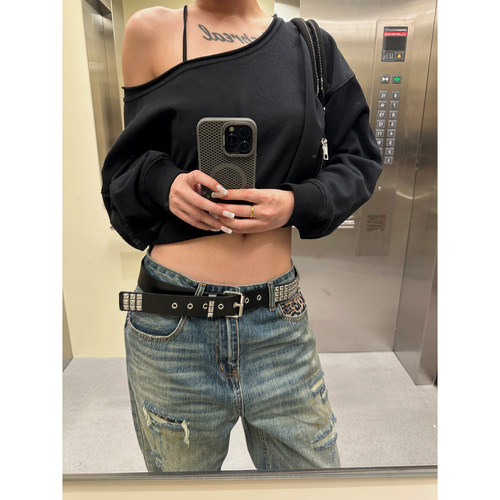 FFR辣妹酷y2k千禧风腰带叠带神器