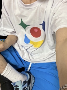 F383 宽松潮 2023AW国潮原创哭泣小丑无性别休闲百搭圆领印花短袖