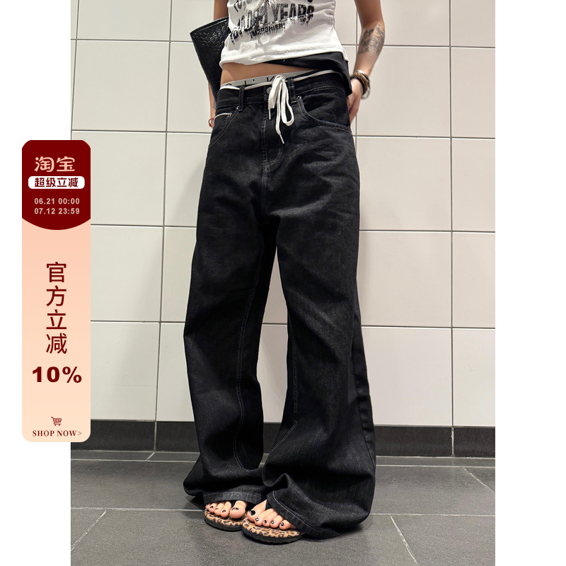 F383美式復古黑色赤耳原牛