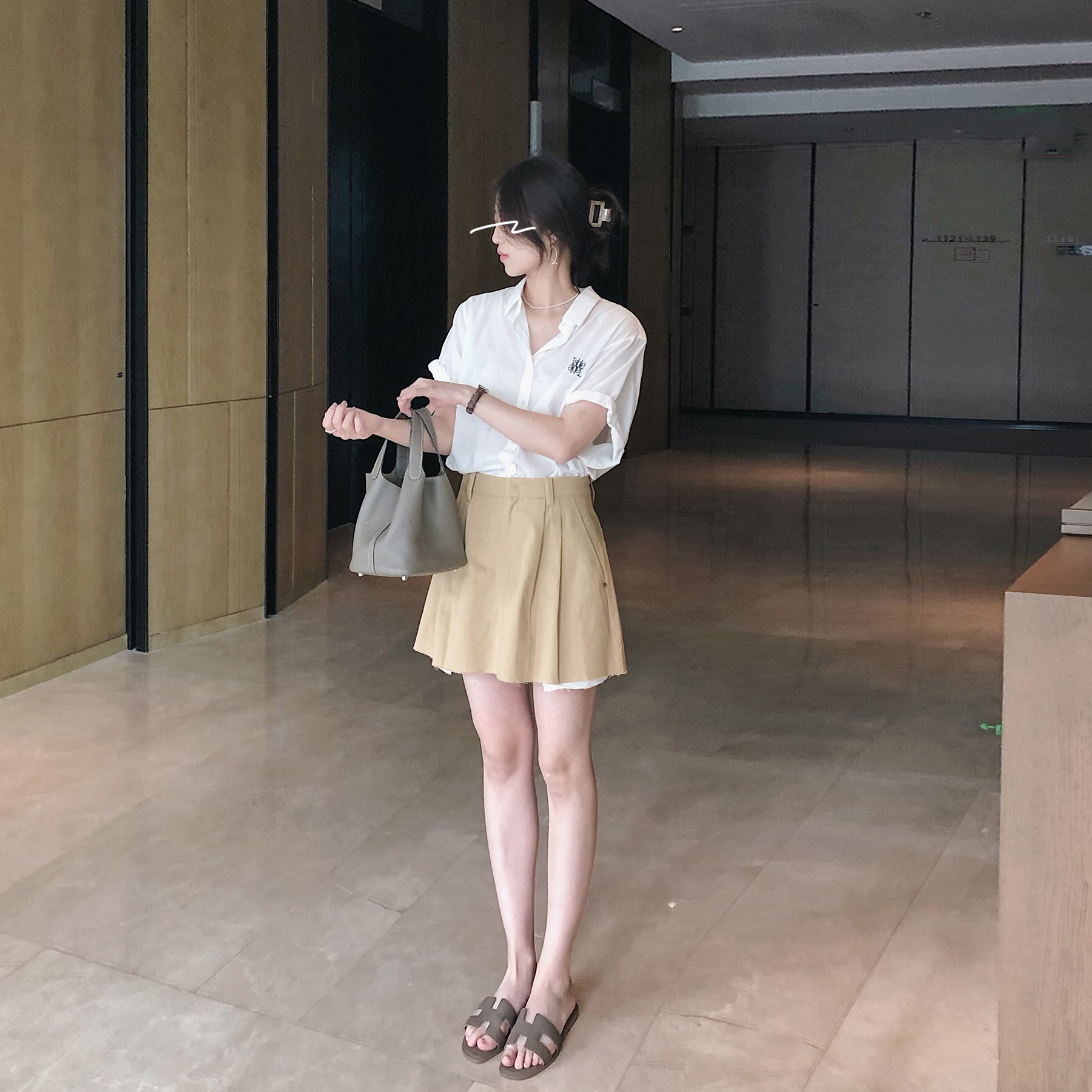 短裙A字裙通勤韩版半身裙