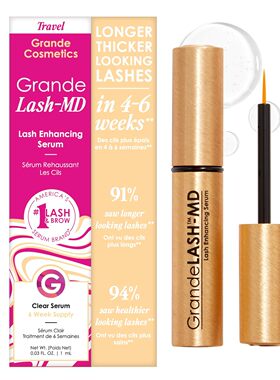 美国直邮Grande Cosmetics睫毛增强精华液富含肽和维生素浓密纤长