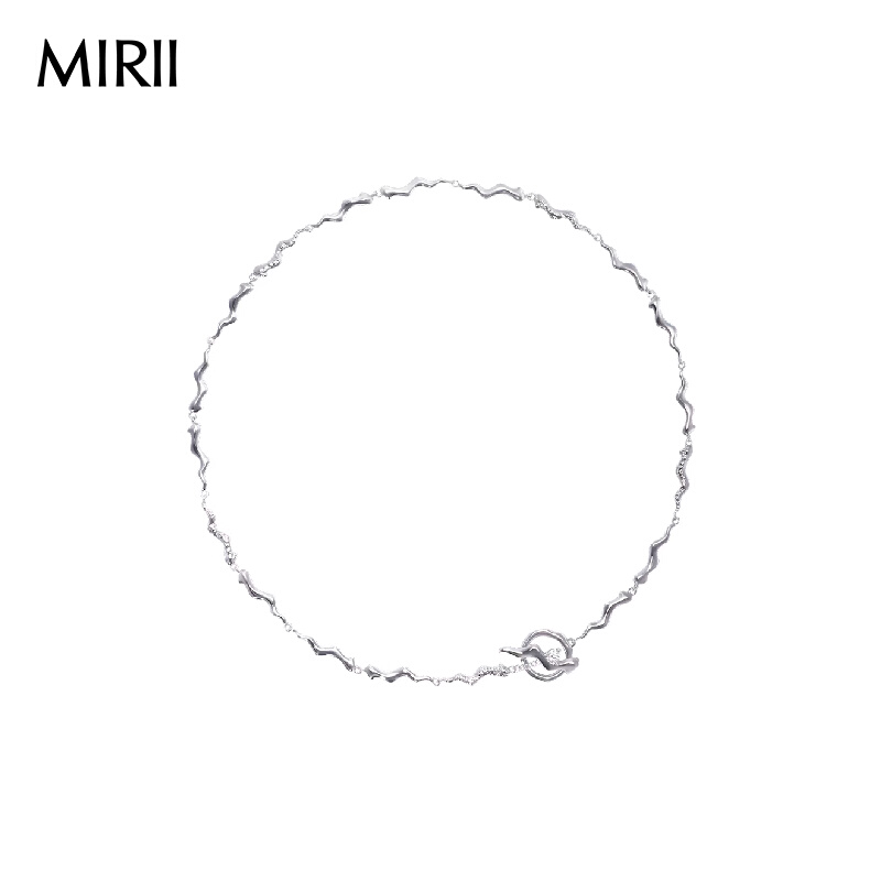 MIRII秘日蜕壳OT扣银项链