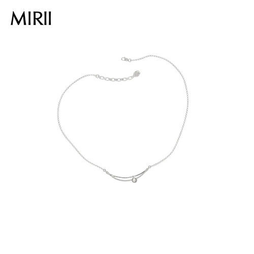 MIRII秘日纯银白玛瑙项链