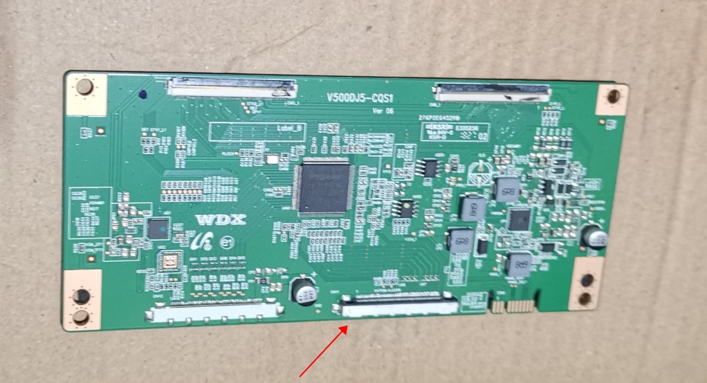 原装拆机双分区 V500DJ5-CQS1 逻辑板屏V580DJ4-QE1-T4屏V500DJ6