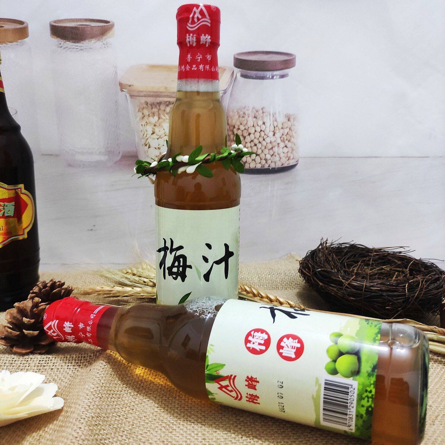 潮汕梅峰梅汁420ml瓶咸梅汁蘸汁图片