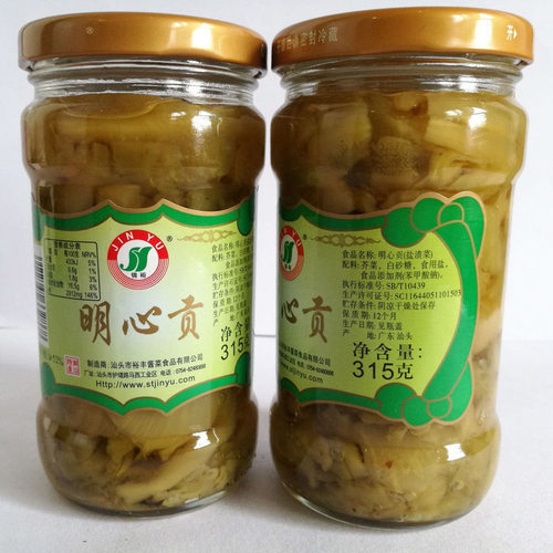 锦裕明心贡菜315g*6瓶杂咸小菜