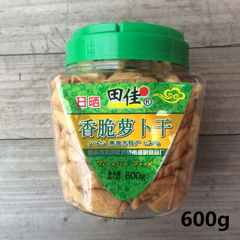 田佳香脆萝卜干600g瓶菜脯下饭菜