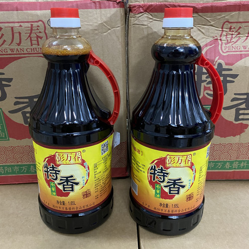 彭万春特香白酱油1650ml*6瓶整箱