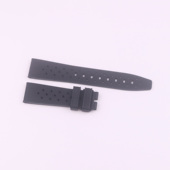 龍腾钟表配件 代用宝珀五十寻五十噚梭子鱼菱形纹路橡胶带表带