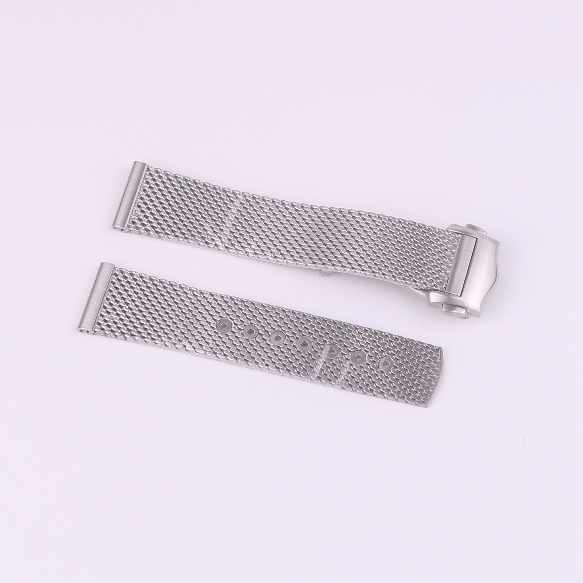 龍腾钟表配件 代用欧米茄海马007无暇赴死原版网带表带编织米兰带