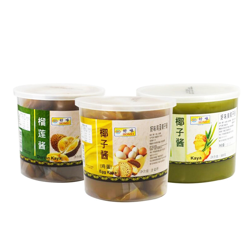 马来西亚食品好味牌蛋椰酱2KGkaya鸡蛋椰子酱烘焙用馅料涂抹面包