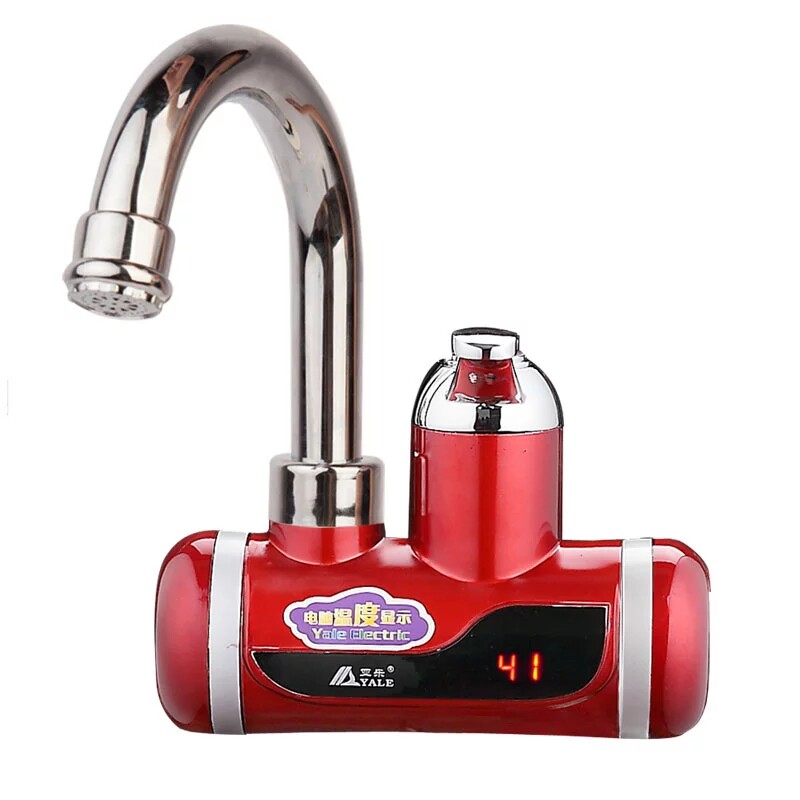 亚乐电热水龙头DSR-222-3A/B侧下进水即热式速热水器小厨宝伸手热