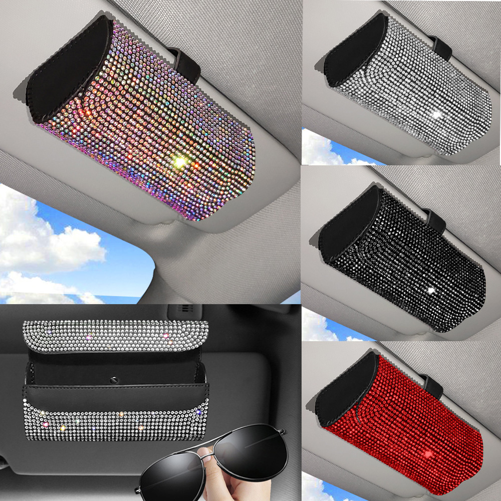 眼镜架车载眼镜夹镶钻