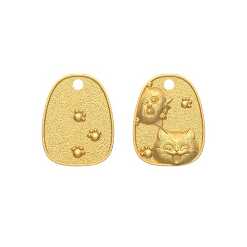 新款猫咪吊坠黄金石膏模具打金工具居家打金diy制作打金模具