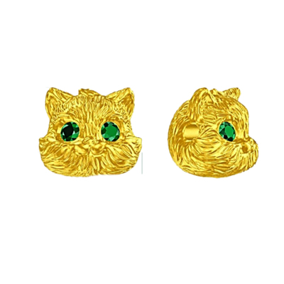 新款猫咪转运珠手链脚链黄金石膏模具居家打金模具金银倒模diy