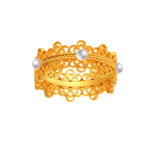 新款皇冠戒指黄金石膏模具镂空花丝金银加工打金工具居家打金