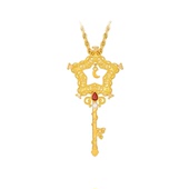 新款 镂空权杖钥匙吊坠黄金石膏模具打金工具居家打金diy打金模具