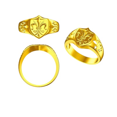 新款十字花戒指黄金石膏模具黄金银首饰diy居家打金黄金石膏模具