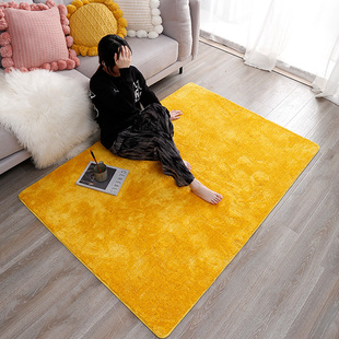 定制金黄色客厅地毯地垫入户门门店加厚卧室厨房卫浴门口吸水脚垫