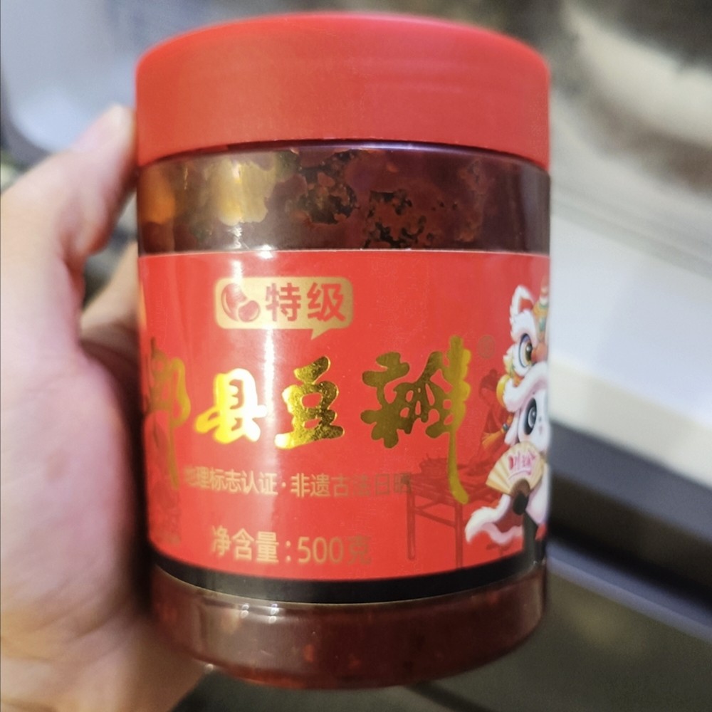 新品川珍郫县豆瓣酱500g瓶装酱类调料