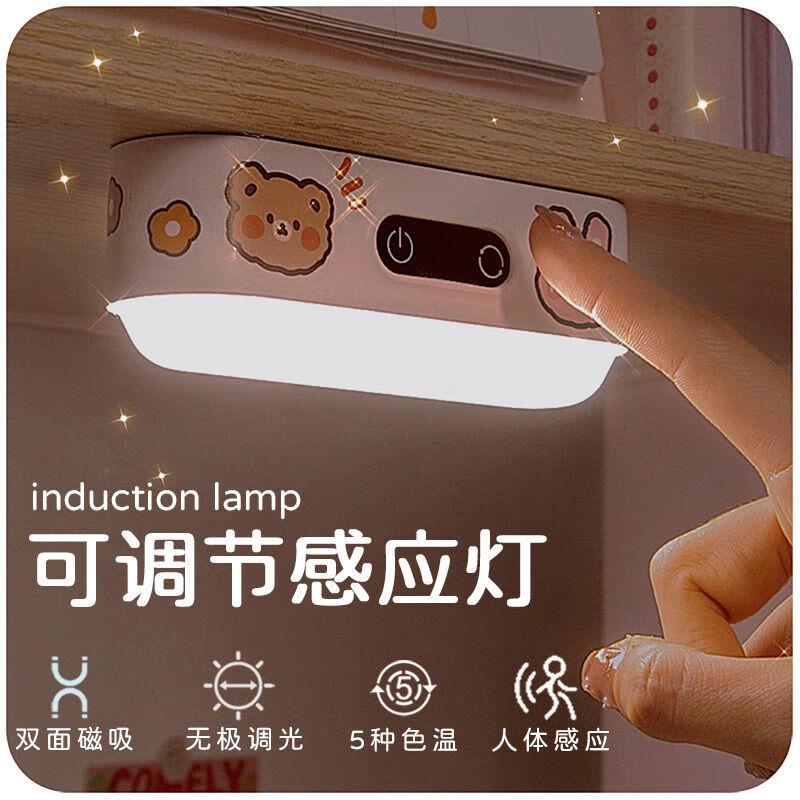 大九卫学习台灯充电书桌大学生用床头迷你小夜灯宿舍神器磁铁吸附