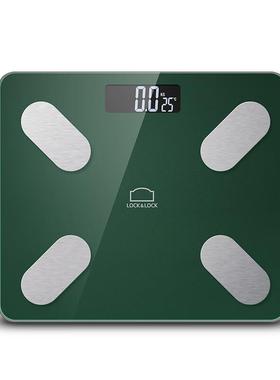 LOCK&LOCK智能家用体脂秤体重秤电子秤 绿色LSC-B867FU