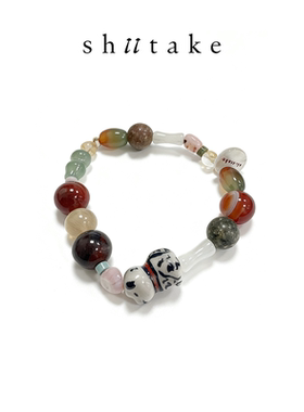 Shiitake「手工系列」天然玉石串珠手链