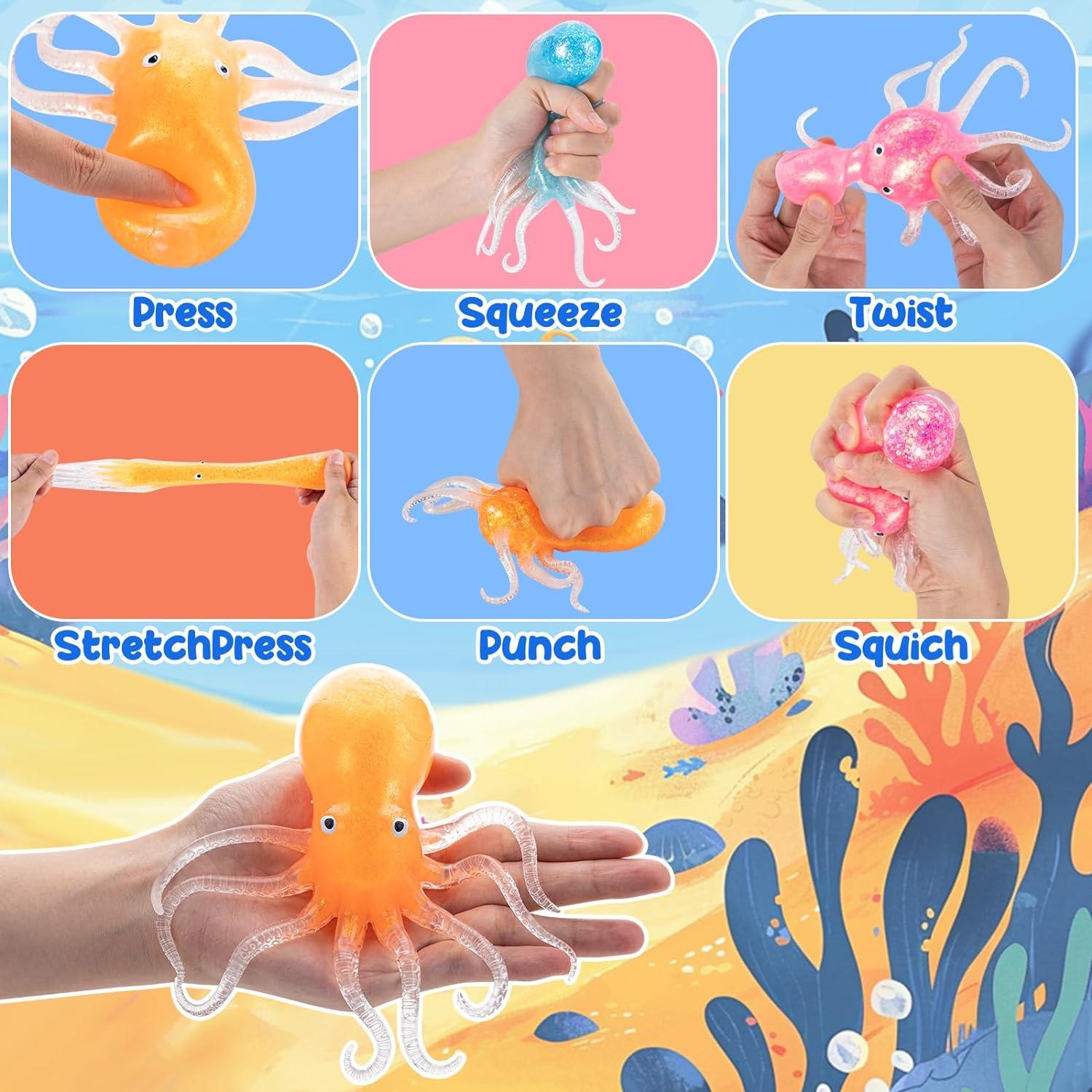 octopus toy Stress Balls Squeeze Sensory Fidget Toys章鱼玩具
