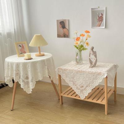 White lace tablecloth washing machine sofa dust cover 桌布