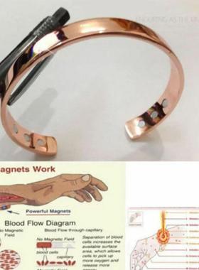 New Pure Copper Magnetic Bracelet Arthritis Therapy Energy B