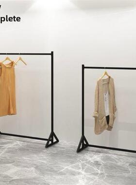 Clothing store display rack floor hangers for men and women