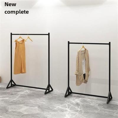 Clothing store display rack floor hangers for men and women