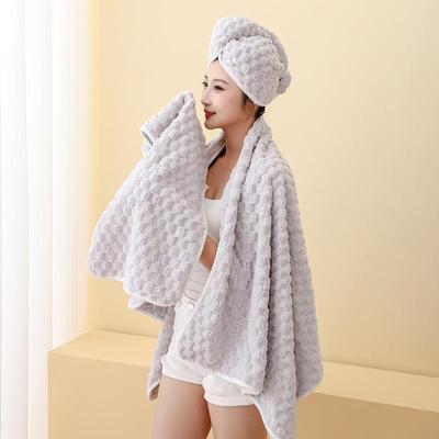 Dry hair cap towel bath towel with thick velvet towel towel