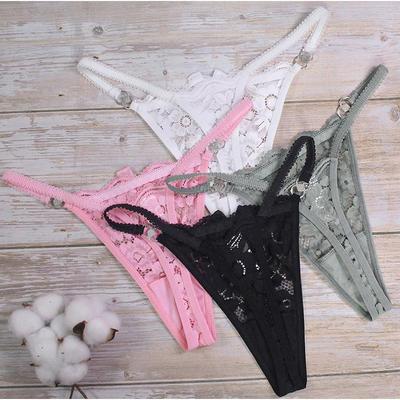 Women Sexy Lace G String T back Thongs Panties Multicolored