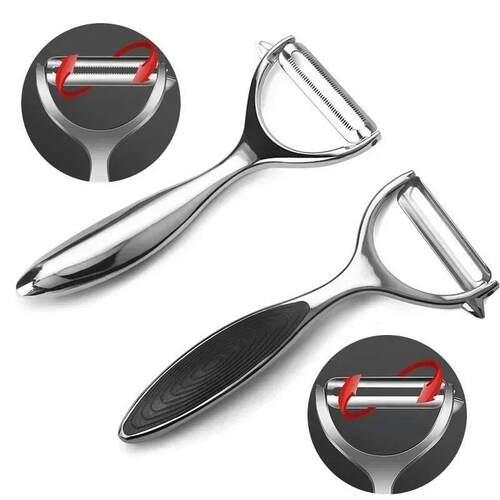 304 Stainless Steel Y-Shaped Potato Apple Peeler Rotatable F
